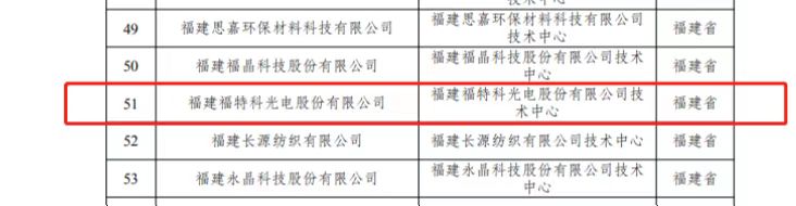 喜報！福特科喜獲國家企業(yè)技術(shù)中心認(rèn)定！